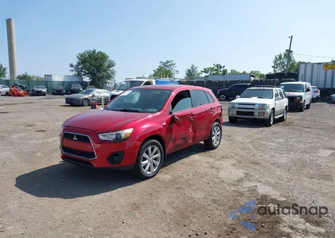 2014 Mitsubishi Outlander Sport Es z USA, uszkodzony, nr VIN 4A4AP3AU5EE010822